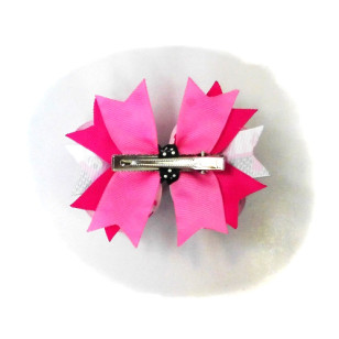 Pink Panther Grosgrain Ribbon Girls 4" Boutique Bow Hair Bows ( Hair Clip or Hair Band) 